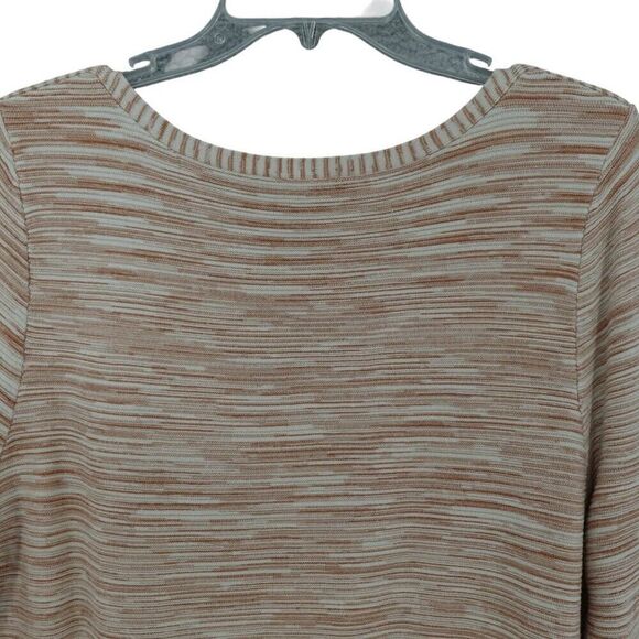 Chico's Size 2 Marled Long Sleeve Tan Sweater - Picture 6 of 10